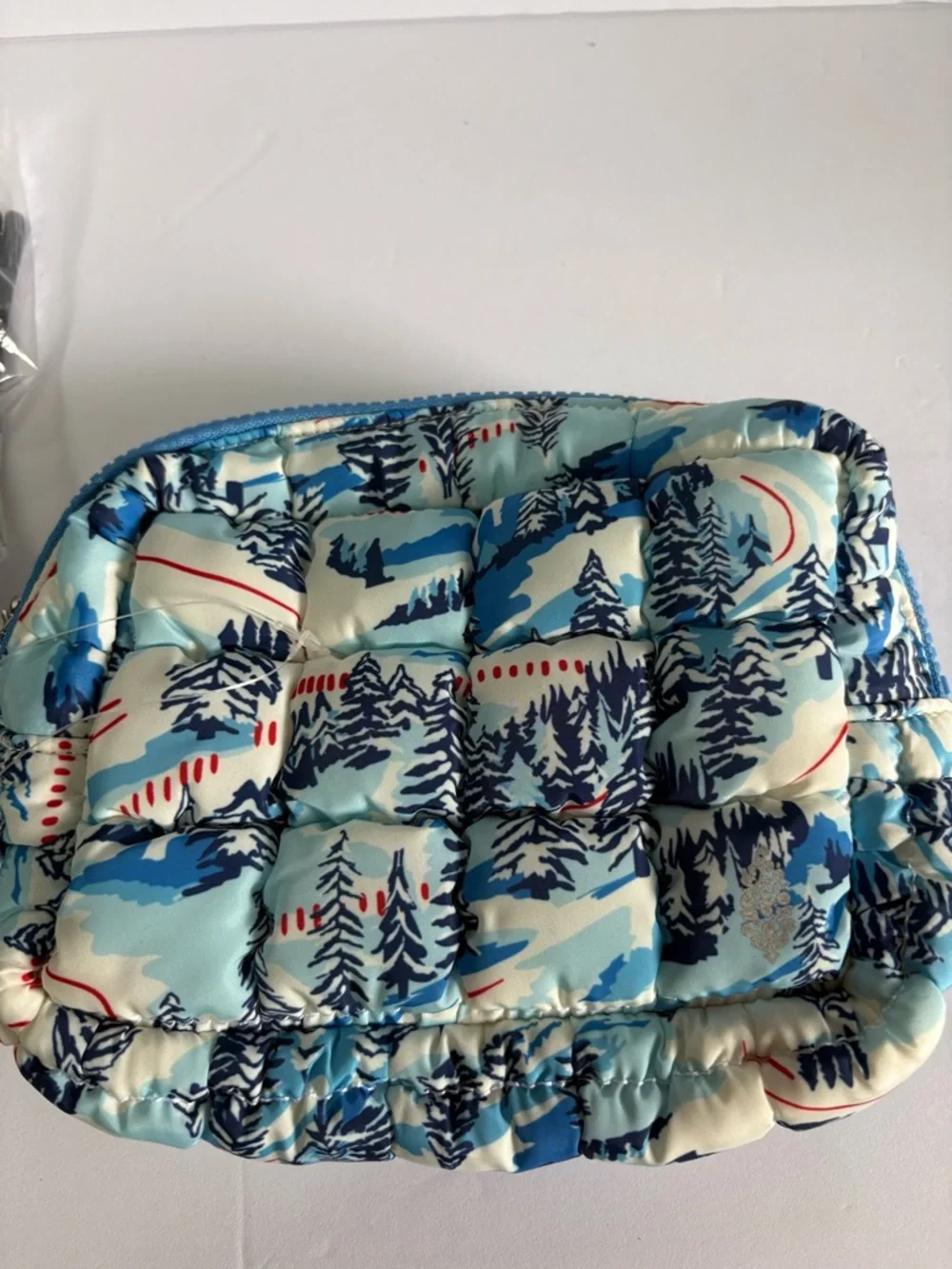 NWOT Free People FP Movement Printed Quilted Mini Case